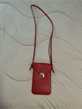 Red Crossbody Phone Pouch - Unbranded